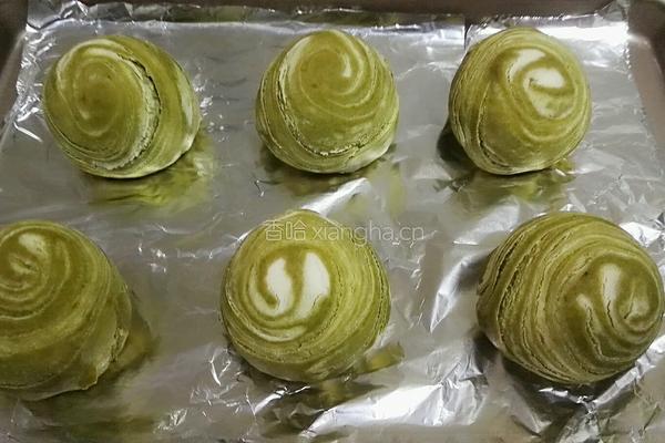 抹茶绿豆酥的做法图解21