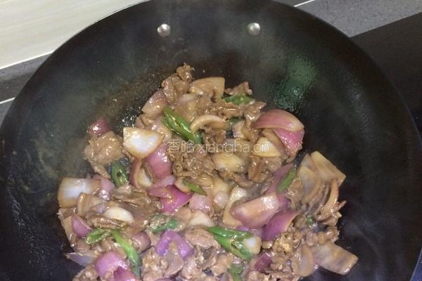 洋葱炒牛肉的做法图解8