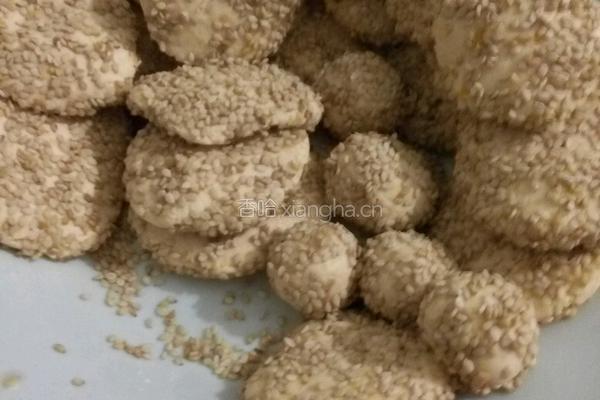 芝麻南瓜饼南瓜球的做法图解4