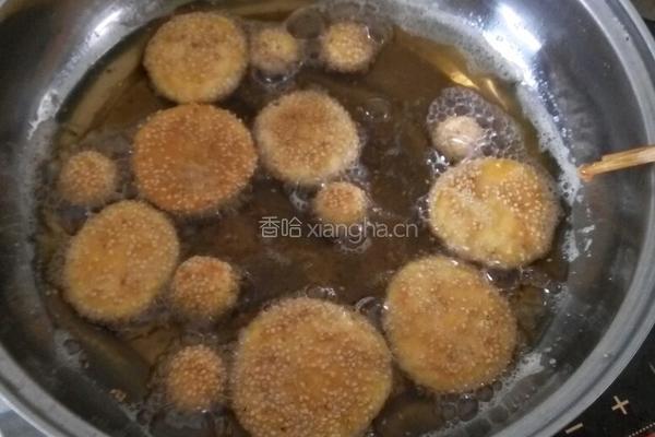 芝麻南瓜饼南瓜球的做法图解5