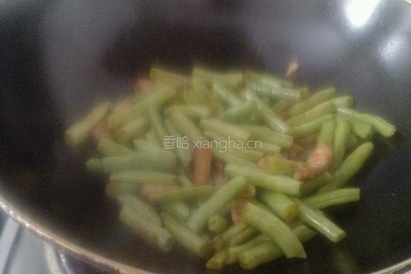 扁豆焖面的做法图解8