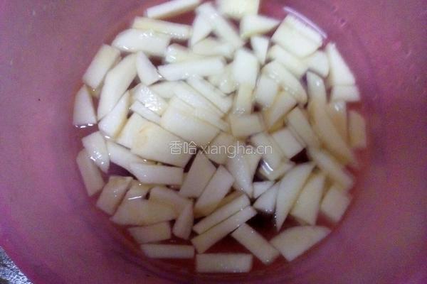 苹果梨子西米露的做法图解4