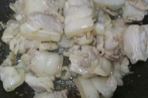 尖椒回锅肉的做法图解5