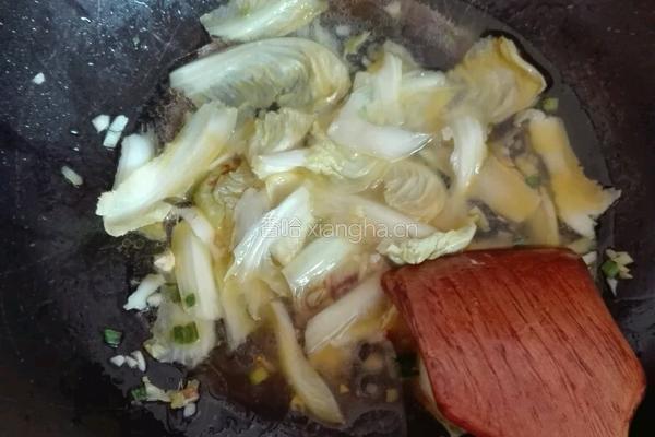 白菜木耳冻豆腐的做法图解5