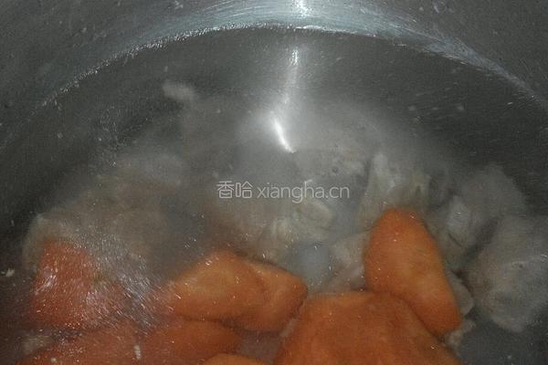 排骨胡萝卜姜暑汤的做法图解3