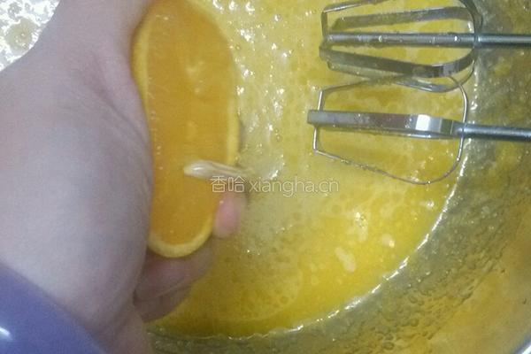 8寸橙香戚风蛋糕的做法图解5