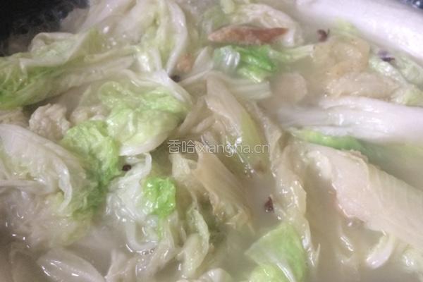 水煮白菜的做法图解3