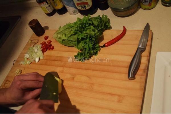 香辣肉末蔬菜卷的做法图解8