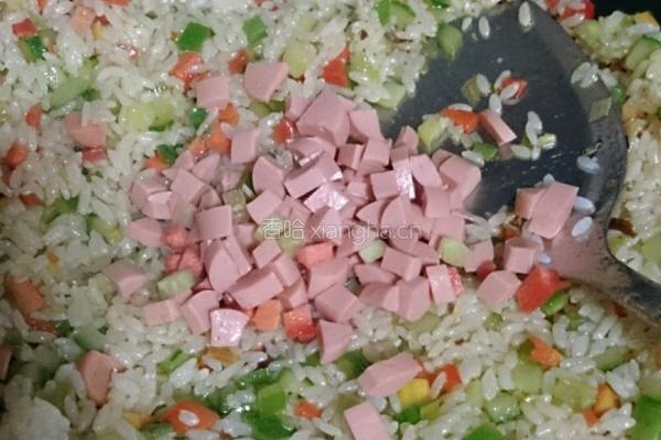 番茄酱香饭的做法图解6