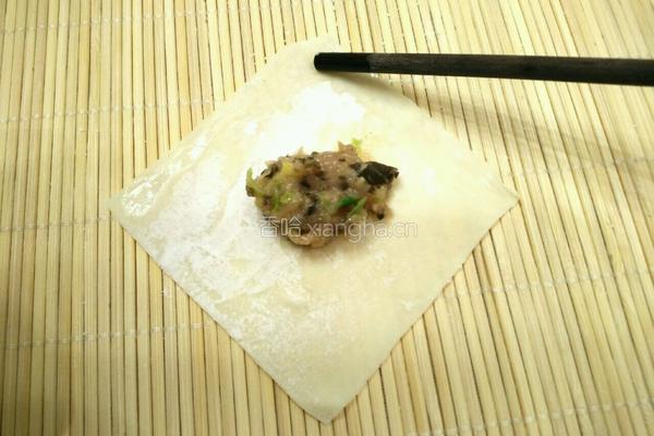 木耳鲜肉馅馄饨的做法图解14