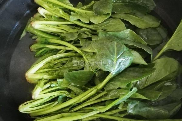 凉拌菠菜的做法图解1