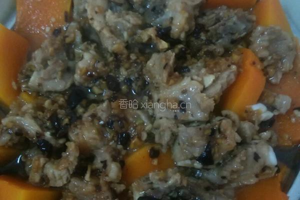 排骨蒸南瓜