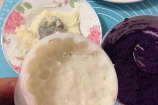 紫薯山药糕的做法图解5
