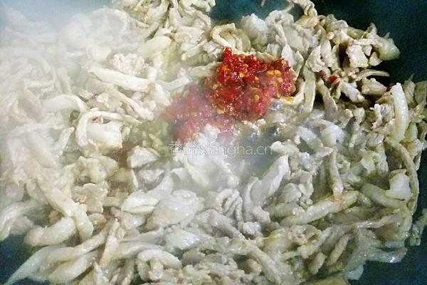 蒜苔肉丝的做法图解4