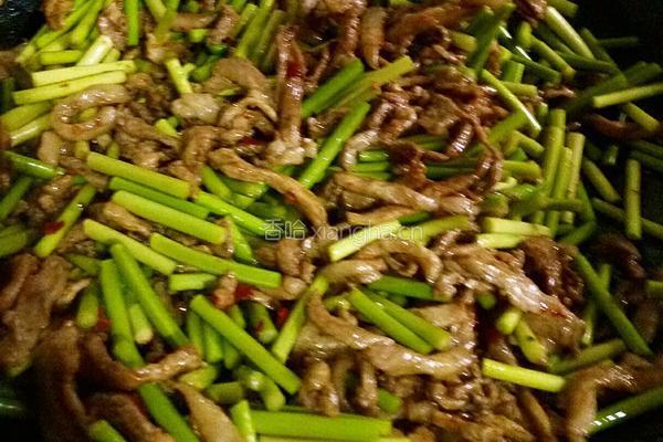 蒜苔肉丝的做法图解7