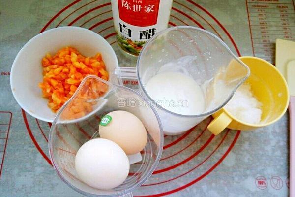 木瓜蛋糕卷的做法图解1