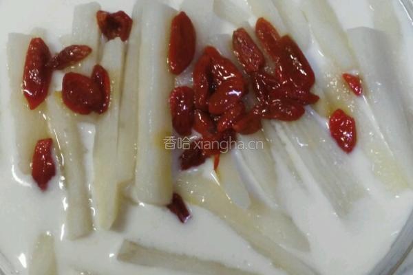 椰汁蒸铁棍山药的做法图解4