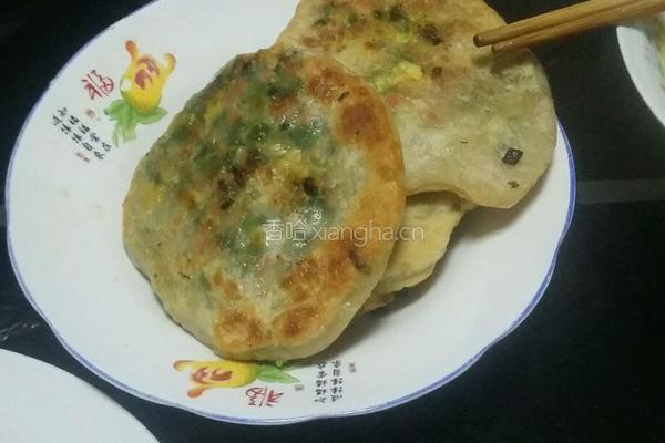 韭菜鸡蛋馅饼的做法图解3