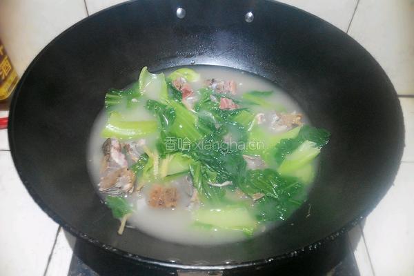 烧骨芥菜汤的做法图解7
