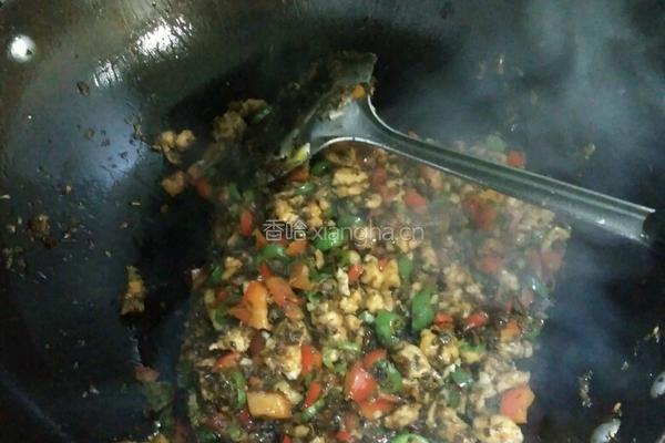 鸡米芽菜的做法图解4