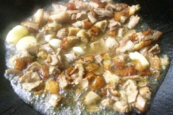 烧鸭丁包菜炒饭的做法图解7
