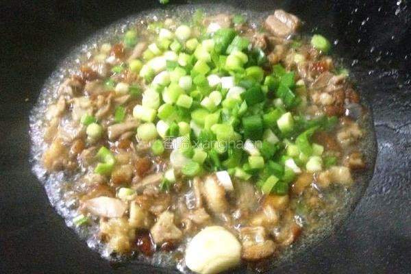 烧鸭丁包菜炒饭的做法图解8