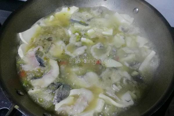 酸菜豆腐鱼的做法图解13