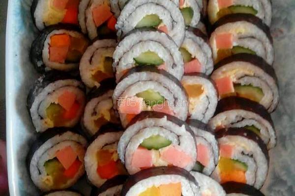 紫菜包饭的做法图解6