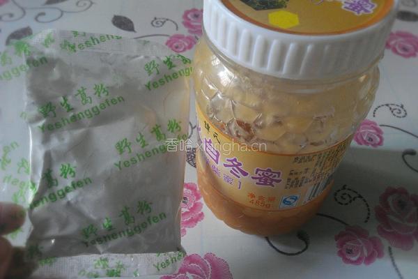 冲葛粉糊(蜂蜜版)的做法图解1