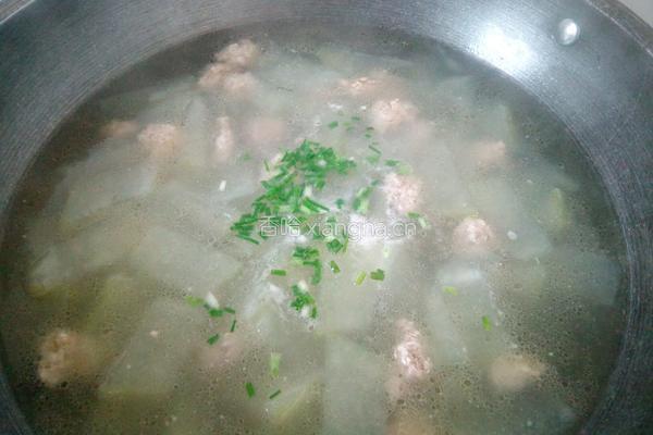 冬瓜肉圆汤的做法图解7