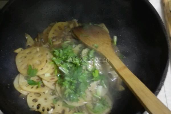 肉炒藕片的做法图解7