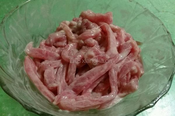 京酱肉丝的做法图解2