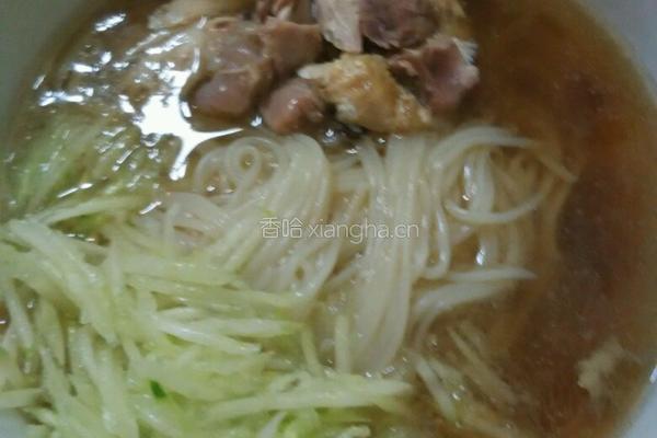 浓香鸡肉汤面的做法图解5