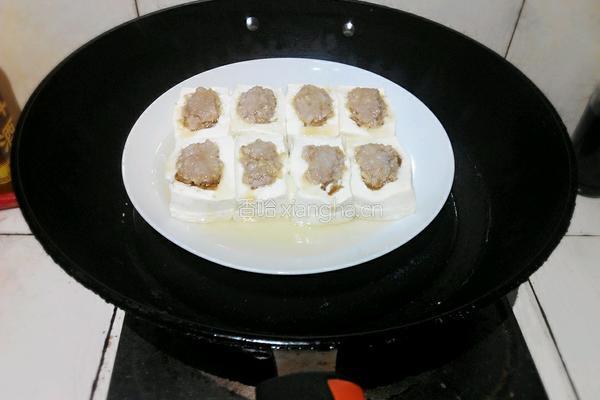 肉酿豆腐的做法图解10