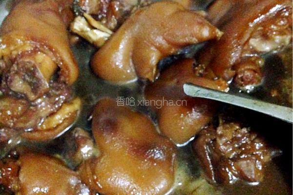 冰糖猪蹄的做法图解11