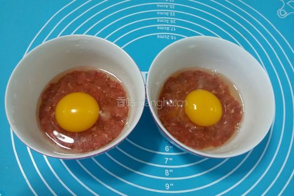鸡蛋肉饼汤的做法图解5