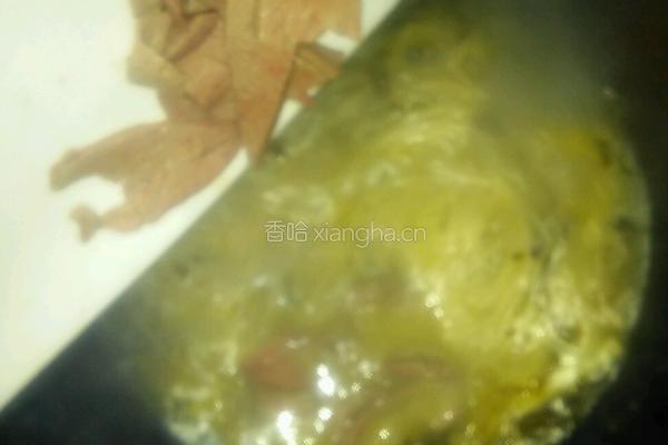 酸菜猪肝汤面的做法图解6