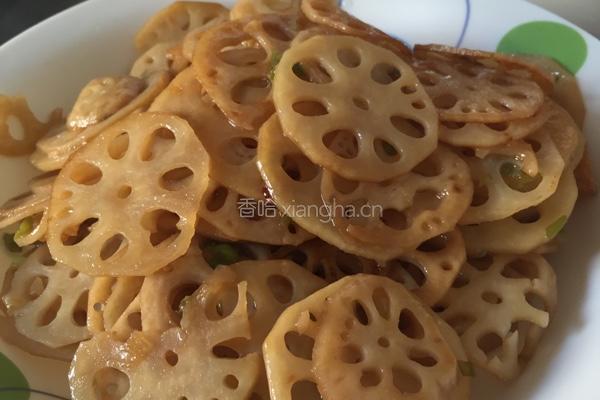 爆炒藕片