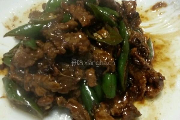 尖椒牛柳的做法图解9