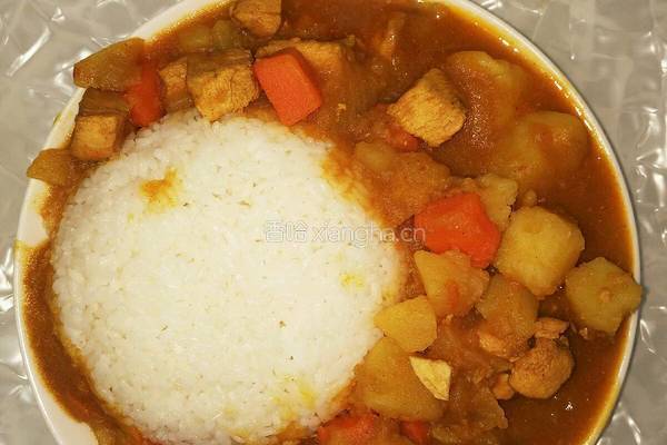 咖喱粉做咖喱鸡饭的做法图解6