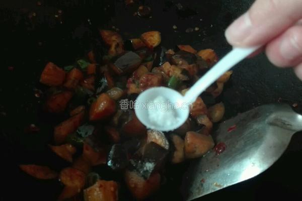 香辣茄子的做法图解9