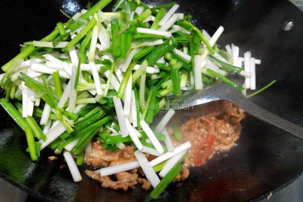 酸香韭菜肉丝的做法图解10