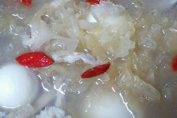 银耳鹌鹑蛋瘦肉汤的做法图解5