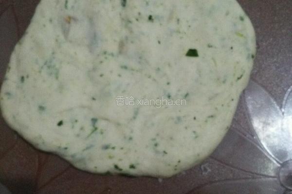 韭菜鸡蛋饼的做法图解5