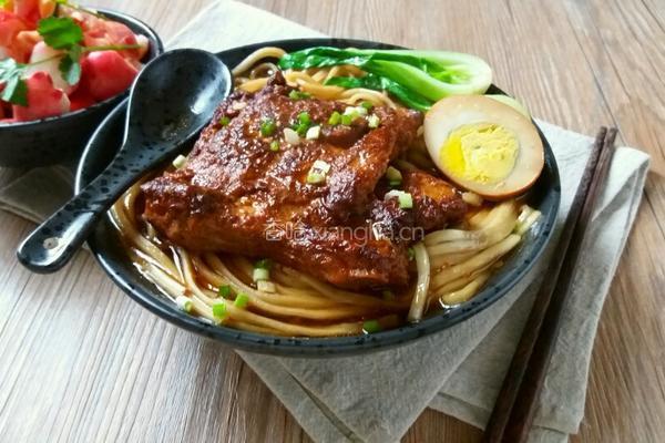 上海葱烧大排面的做法图解16