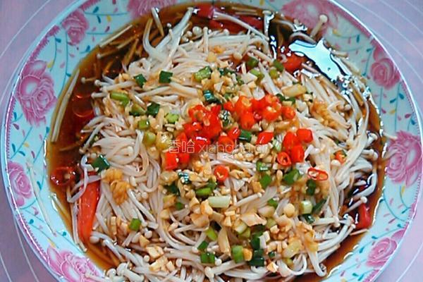 凉拌金针菇的做法图解13