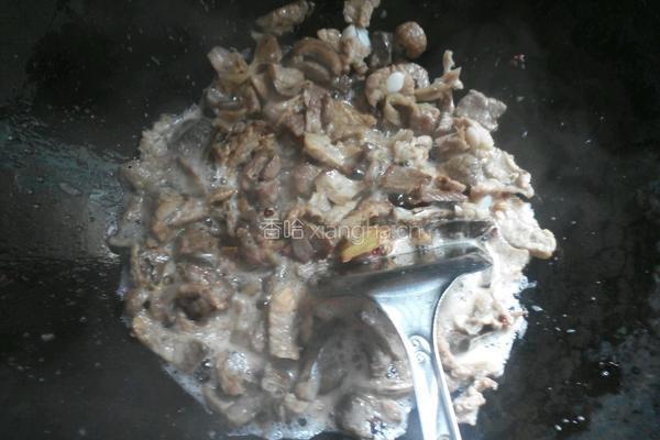 肺片干筋煲的做法图解3