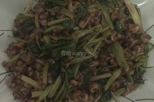 芹菜炒螺肉