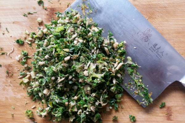 野生荠荠菜炒鸡蛋的做法图解3