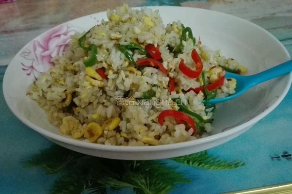 (家常）蛋炒饭的做法图解3